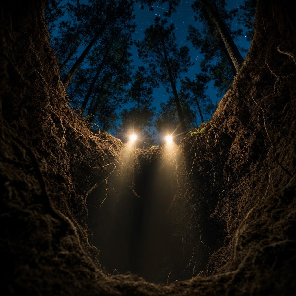 UH, OH, DAD’S IN A HOLE poster